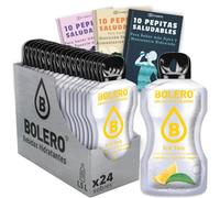 24 x Bebida Bolero TE HELADO DE LIMON Hidratante Sin Azucar (24x9 grs) + 30 Pepitas Saludables para una vida más sana by Cia&Co