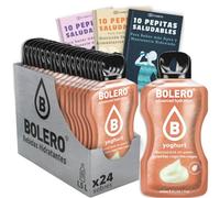 24 x Bebida Bolero YOGURT Hidratante Sin Azucar (24x9 grs) + 30 Pepitas Saludables para una vida más sana by Cia&Co