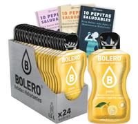 24 x Bebida Bolero YUZU Hidratante Sin Azucar (24x9 grs) + 30 Pepitas Saludables para una vida más sana by Cia&Co