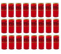 24 x COCA-COLA Zero Zuccheri Zero Caffeina Bebida refrescante sin azúcar ni cafeína, desechable, 330 ml