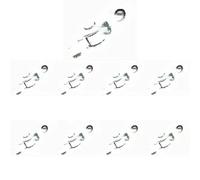 24 x palanca de válvula INA para BMW, MINI, TOYOTA 1 E81, 1 E82, 1 E87, 1 E88