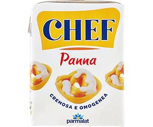 24 x Parmalat Panna chef crema per cucinare para cocinar, 200 ml