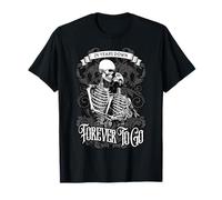 24 Years Down Forever To Go Pareja gótica 24 Aniversario Camiseta