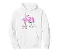 24 Years of Flamazing Flamingo Design Beach 24th Birthday Sudadera con Capucha