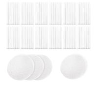 240 esponjas faciales comprimidas, esponjas faciales para limpieza, almohadilla de esponja profesional para eliminación de maquillaje para spa, exfoliante, lavado facial, máscara (blanco)