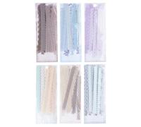 240 pegatinas decorativas de encaje estético para cuaderno, diario, portátil, marco de fotos, álbumes de recortes, adornos de encaje PET para álbumes de recortes