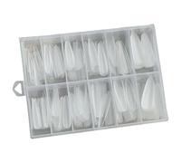 240 piezas uñas artificiales extras uñas postizas uñas cubiertas completas para pegar en las uñas para presionar las uñas para las mujeres