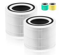 240 True HEPA Filtro de repuesto 14 para purificador de aire Puro 240, HP-14 de alta eficiencia 3 en 1 con filtro de carbón activado, paquete de 2, color blanco