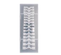 240 uñas postizas cortas francesas de media cubierta, puntas de uñas acrílicas cortas, extensión de uñas blancas, herramienta de manicura francesa