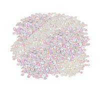 2400 lentejuelas decorativas de 6 mm de diámetro, accesorios para manualidades, forma redonda, decoraciones creativas, accesorios de ropa, brillantes, adecuados para coser y hacer manualidades