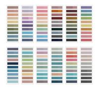 2400 Piezas Marcadores Adhesivos, 12 Set Notas Adhesivas Índices Pestañas Sticky Tabs para Libros y Carpetas, Notas Adhesivas, Pestañas Adhesivas de Colores para el Escuela, Oficina, Libros