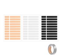 240uds Ajustadores de Tamaño Anillo Inteligentes para Samsung Galaxy Ring, Ultra Human AIR RingConn 2/1 Amazfit Helio Ajustador Invisible para Anillos Sueltos (Negro, Transparente, Color Piel)