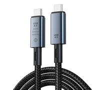 [240W 40Gbps] Cable USB C compatible con cable Thunderbolt 4 de 5 pies, USB tipo C Display Cable 8K 60Hz para cable Thunderbolt 3, USB4 C a C Cable Fast Charger, USBC a USBC Cable Charger Fast