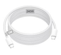 240W Cable USB C Carga Rapida, PD 3.1 iPhone Charger Cable Tipo C 3 metros