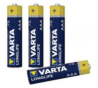 240x VARTA Longlife AAA Batería Alcalina (60x 4er Paquete) LR03 MN2400