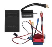 2430 6300KV Motor sin escobillas 25A ESC sin escobillas con tarjeta de programación para coche RC 1/16 1/18
