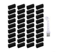 2436 EX201 - Filtros de repuesto para limpiadores de alfombras Shark, compatibles con modelos EX150, EX200, cepillo de limpieza (paquete de 36)