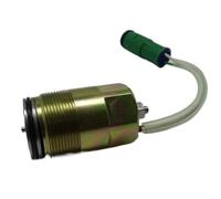 2436U1453S8 2436R884F1 2436r884f3 Válvula solenoide de bomba hidráulica para excavadora SK100 SK120 SK200 SK210 K220 SK250-3 -5 (enchufe verde con tornillo)