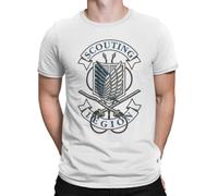 2458-Camiseta Premium, Scouting Legion Crest (Olipop) (S, Blanco)