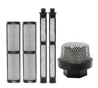 246385 246384 287032 - Juego de filtros pulverizadores sin aire para 395 490 495 595 3400 pulverizadores bombas de pulverización núcleos interiores juego de pantalla de pintura