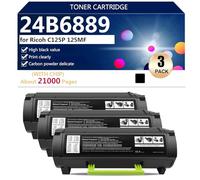 24B6889 Cartucho de Tóner de Repuesto para Lexmark M1246 XM1246 Impresoras, 21000 Páginas,Black-3 Pack