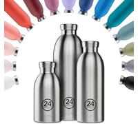 24Bottles Clima - Botella Agua Acero Inoxidable, Botella Termica 500ml 12H Caliente y 24H Frío Ideal como Botella Gimnasio, Niños y Deporte, Cantimplora Termica 100% Hermética, Water Bottle Sostenible