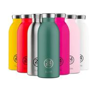 24Bottles Clima - Botella Agua Acero Inoxidable, Botella Termica 500ml 12H Caliente y 24H Frío Ideal como Botella Gimnasio, Niños y Deporte, Cantimplora Termica 100% Hermética, Water Bottle Sostenible