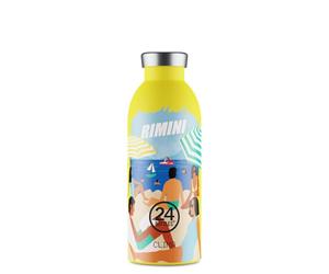 24Bottles Clima - Botella Agua Acero Inoxidable, Botella Termica 500ml 12H Caliente y 24H Frío Ideal como Botella Gimnasio, Niños y Deporte, Cantimplora Termica 100% Hermética, Water Bottle Sostenible