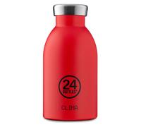 24Bottles Clima - Botella Agua Acero Inoxidable, Botella Termica 330ml 12H Caliente y 24H Frío Ideal como Botella Gimnasio, Niños y Deporte, Cantimplora Termica 100% Hermética, Water Bottle Sostenible