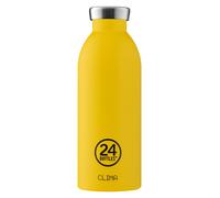 24Bottles Botella térmica Clima – Acero inoxidable 500 ml, 12h/24h, hermética, amarillo