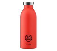 24Bottles Clima - Botella Agua Acero Inoxidable, Botella Termica 500ml 12H Caliente y 24H Frío Ideal como Botella Gimnasio, Niños y Deporte, Cantimplora Termica 100% Hermética, Water Bottle Sostenible