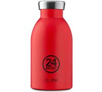 24Bottles Clima - Botella Agua Acero Inoxidable, Botella Termica 330ml 12H Caliente y 24H Frío Ideal como Botella Gimnasio, Niños y Deporte, Cantimplora Termica 100% Hermética, Water Bottle Sostenible