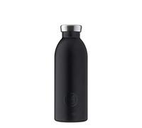 24BOTTLES Clima Bottle - Botella térmica de 500 ml de acero inoxidable, botella térmica 100% hermética (12 h Hot 24h Cold) de diseño italiano, botellas térmicas ecológicas, botella de agua Tuxedo