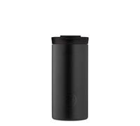 24BOTTLES Travel Tumbler 600ml Tuxedo Taza Plegable, Adultos Unisex, Black (Negro), 600 ml