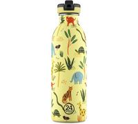 24Bottles Kids Jungle Friends Kids Drinking Bottle with Straw for Primary School