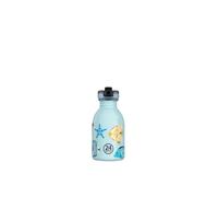 24Bottles Kids Bottle - Botella de agua para niños (250 ml, con cierre, 100% hermética, acero inoxidable), diseño italiano