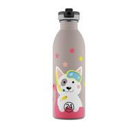 24Bottles Kids Bottle - Botella Agua Acero Inoxidable Niños Niñas 500ml, Botella Agua Niños para Colegio y Deporte 100% Hermética, Botella de Agua Niños Personalizada Ultraligera, Cantimplora Infantil