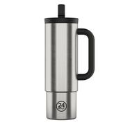 24Bottles Straw Taza para beber 800 ml color plata