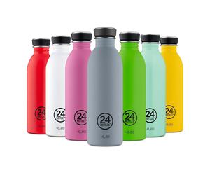 24Bottles Super Lightweight Reusable Stainless Steel Water Bottle, BPA , Urban B