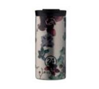 24bottles travel 600 ml negro, gris acero inoxidable