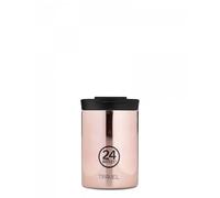 24bottles travel tumbler 350 ml oro rosa acero inoxidable