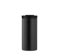 24BOTTLES Travel Tumbler 600ml Tuxedo Taza Plegable, Adultos Unisex, Black (Negro), 600 ml