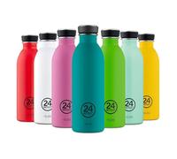 24Bottles Urban bidón de agua 500 ml Uso diario Negro, Azul Acero inoxidable