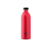 24 Bottles Urban Bottle - Botella Agua Acero Inoxidable 1 Litro, Botella de Agua para Gimnasio y Deporte 100% Hermética Segura sin BPA, Cantimplora Ultraligera, Botella de Agua Deportiva Hot Red