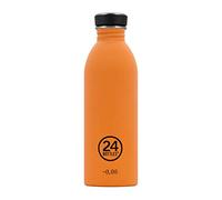 24BOTTLES Urban Bottle-Botella Agua Acero Inoxidable 500 ml, Botella de Agua para Gimnasio y Deporte 100% Hermética Segura sin BPA, Cantimplora Ultraligera, Botella de Agua Deportiva Orange