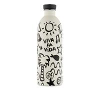 24Bottles Urban Monochrome Botella de agua 1000 ml blanco