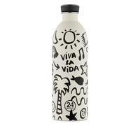 24Bottles Urban Monochrome Botella para beber 1000 ml blanco