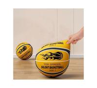 (24cm,Gold No 7 ball)The Handleshh Silent Foam Basketball, Dribbling Indoor Silent Basketball Balls