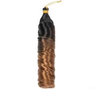 24in para french Curly Crochet Hair High para temp Fiber 24in(CH01&4/30) | High-temp fiber, loose wave pattern, stylish para trendy look, 24-inch length, heat styling safe