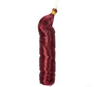 24in para french Curly Crochet Hair High para temp Fiber 24in(CH01&Bug) | High-temp fiber, loose wave pattern, stylish para trendy look, 24-inch length, heat styling safe